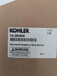 Kohler Remote Emergency Stop Switch PA-293906 Generator New. Price: $50.13.