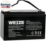 Deep Cycle Agm 12 Volt 100AH Battery, Maintenance-free, 3% Self-discharge Rate, New. Price: $270.57.