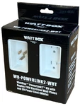 Watt Box WB-POWERLINK2-WHT, Recessed Wall Plates- 100V-W/3FT Cord- New-sealed!. Price: $35.18.
