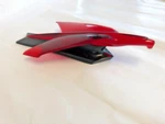 1953 1954 Chevrolet Truck Accesory Red Hood Ornament, Usa Quality Reproduction Used. Price: $350.00.