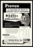 1957 Duolac Drive Inc. Rockford Illinois Power-dividing Differentials Print Ad Used. Price: $14.95.