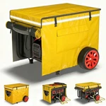 Generator Covers While Running, Heavy-duty 32X24X24, Yellow. Price: $66.99.