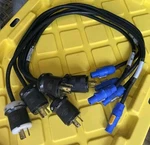 Lex A5029 3FT 12AWG 20A Nema L6-20 Male Powercon Blue Adapter Cable Lot Of Used. Price: $170.00.