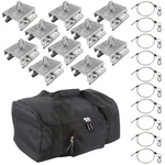 (10) Trusst Ct-tent Adjustable Clamps With Lighting Safety Cables And Case New. Price: $745.40.