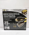 Powerzone 25FT Generator Transfer Switch Cord 30 Amp 10/4 Stow New/open Box. Price: $62.55.