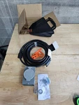 Vevor 30 Amp 125-VOLT Generator Extension Cord & Power Inlet Box Kit Open. Price: $52.24.