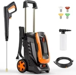 Electric Power Washer With 4 Nozzles Pressure 2700 Psi 1.7 Gpm Yard Patio New. Price: $49.99.