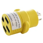 Amp 250 Volt Nema L14-20P To 14-50R Rv Plug Adapter By Ac Works New. Price: $42.99.